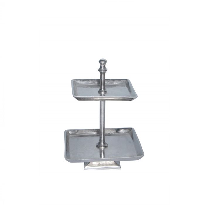 kitchen serving stand square 2 tiers 34cm