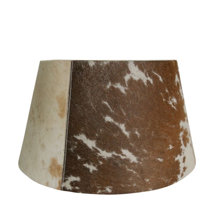 lampshade cow brown/white 40cm (bos taurus taurus)