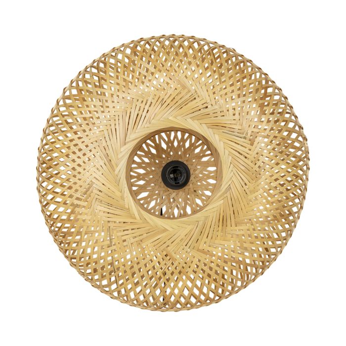 bamboo wall lamp 32cm (incl. elec. wire)