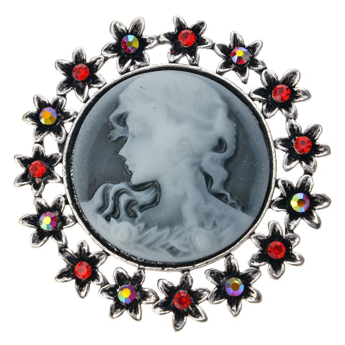 Brooch cameo Ø 5 cm - pcs