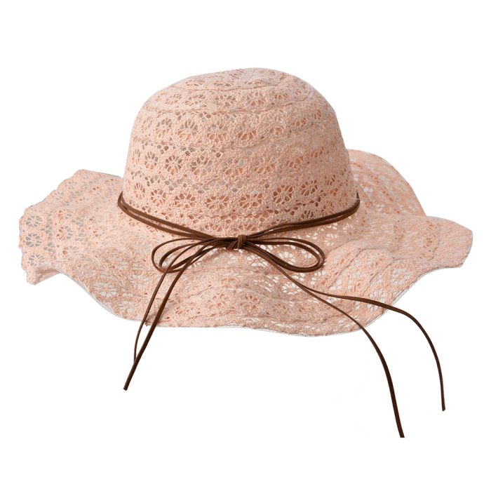Children's hat 52 cm pink - pcs     