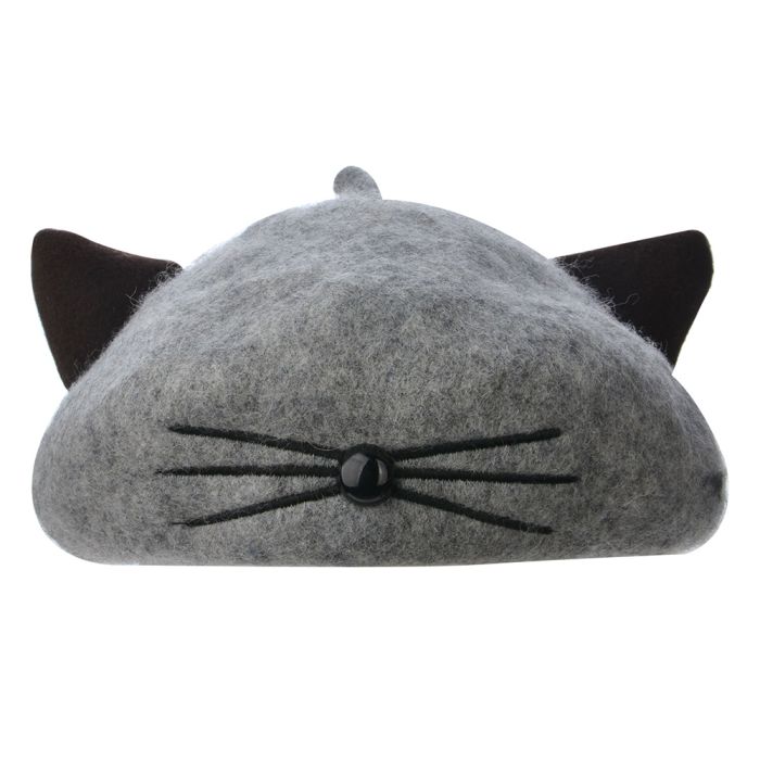 Children's hat grey Ø 23x3 cm - pcs