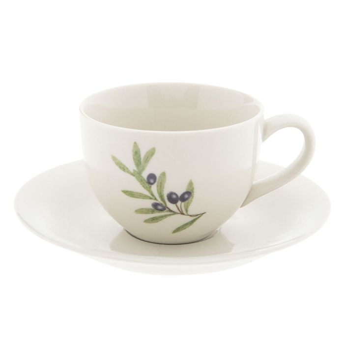 Cup and saucer 11x9x6 cm / ? 15x2 cm / 200 ml - pcs     