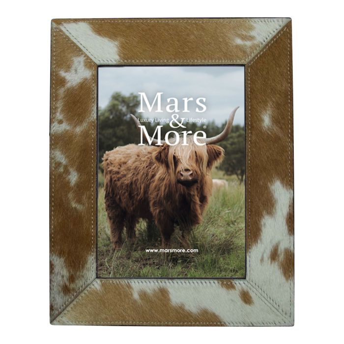 photo frame cow brown 18x13cm (bos taurus taurus)