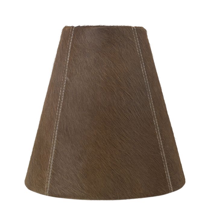 lampshade cow brown 26cm