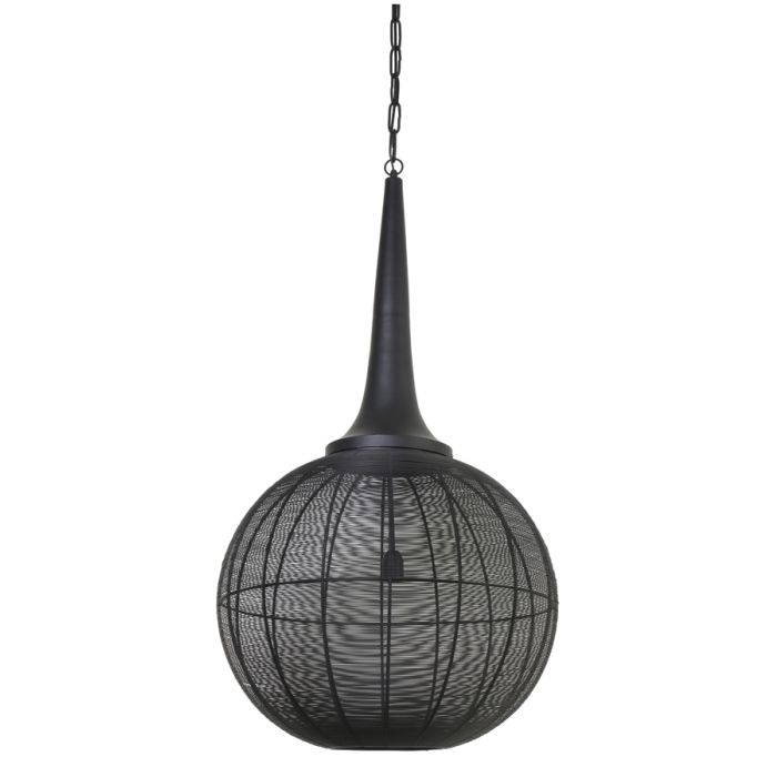 OPT3067012 - Hanging lamp Ø57x112 cm ADRIENNE black