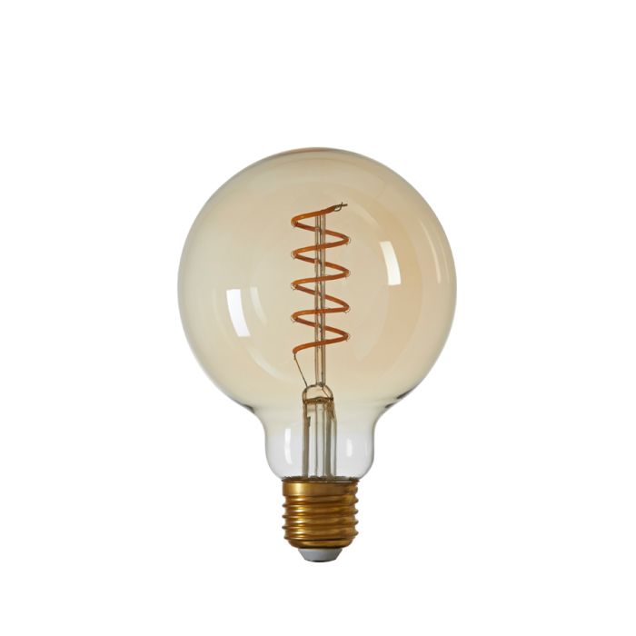 OPT9900402 - Deco LED globe Ø9,5x14 cm LIGHT 4W amber E27 dimmable