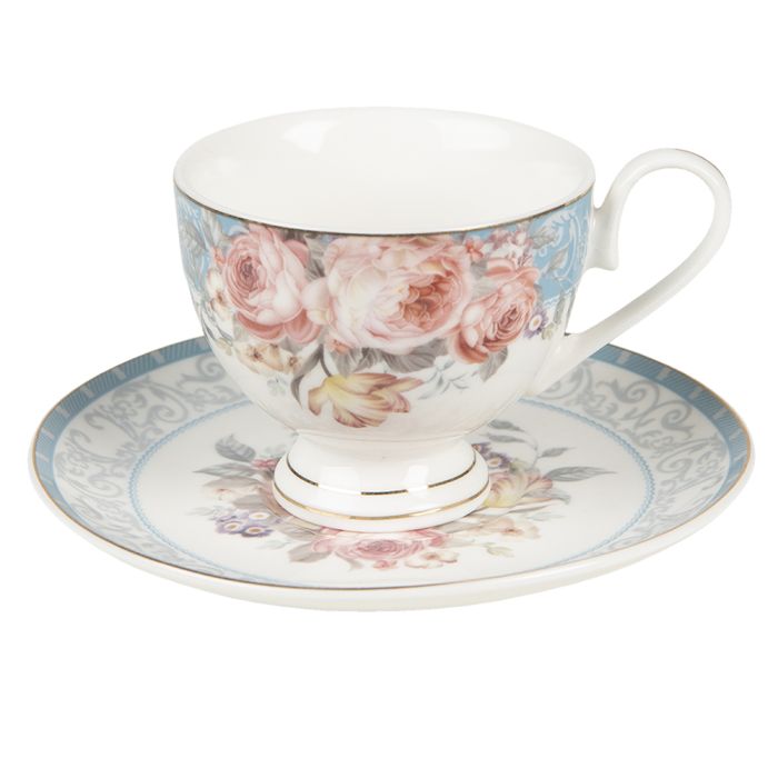 Cup and saucer 11x8x7 cm / ? 15x2 cm / 200 ml - pcs     