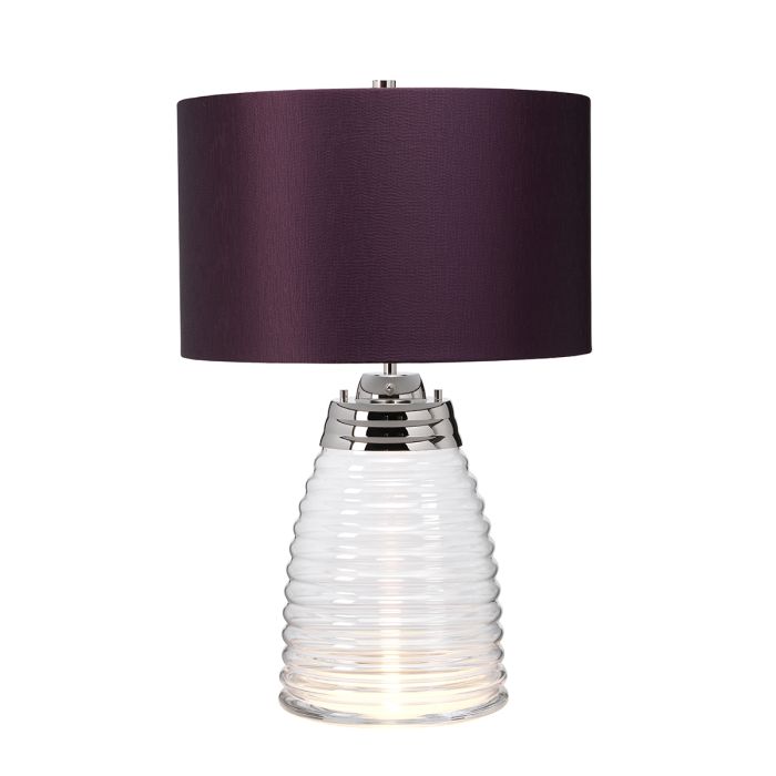 Milne Table Lamp - Aubergine