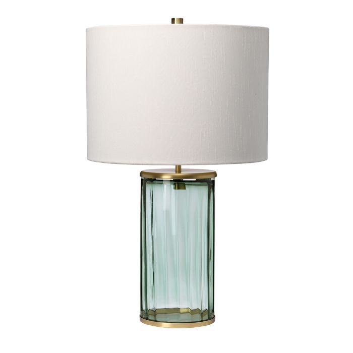 Reno Table Lamp - Green - Aged Brass