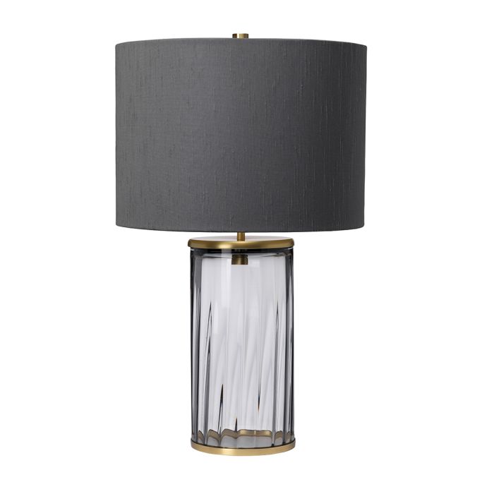 Reno Table Lamp - Smoke - Aged Brass