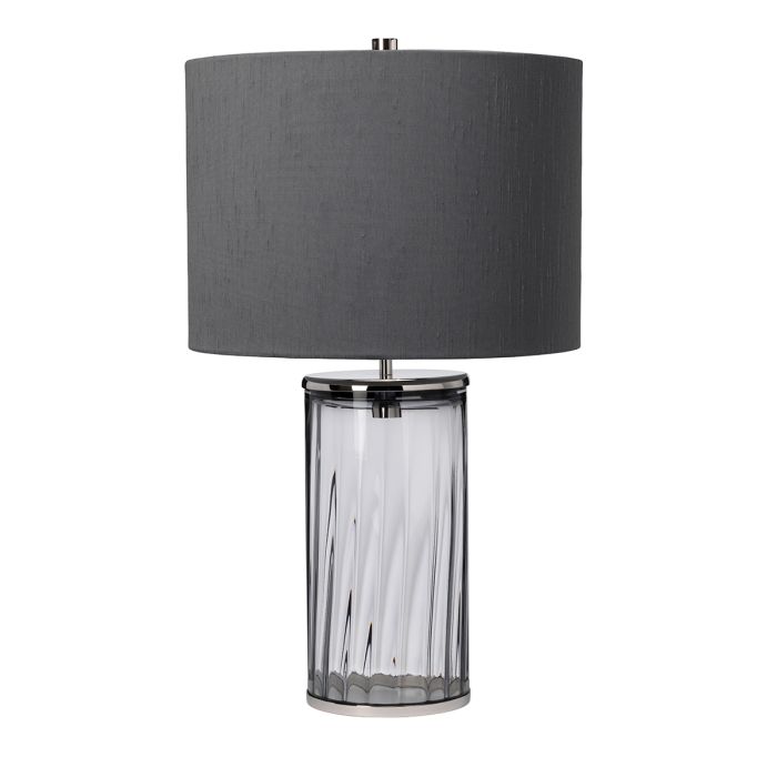 Reno Table Lamp - Smoke - Polished Nickel