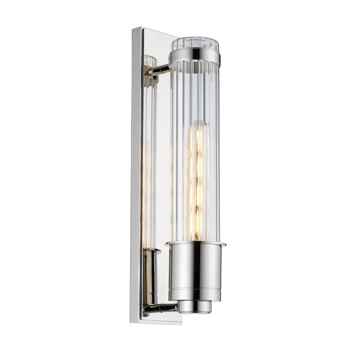 Wellington 1 Light Wall Light - Polished Chrome