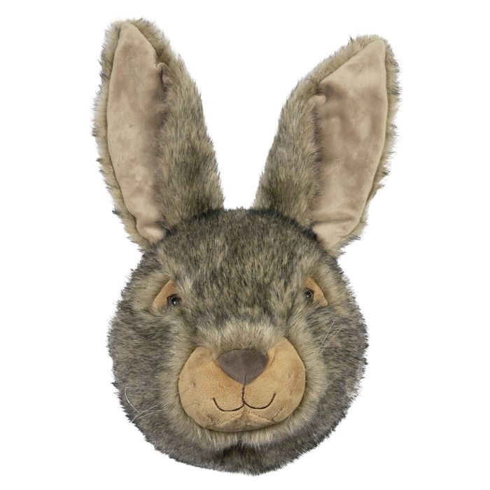 cuddly toy rabbit wall head 30cm