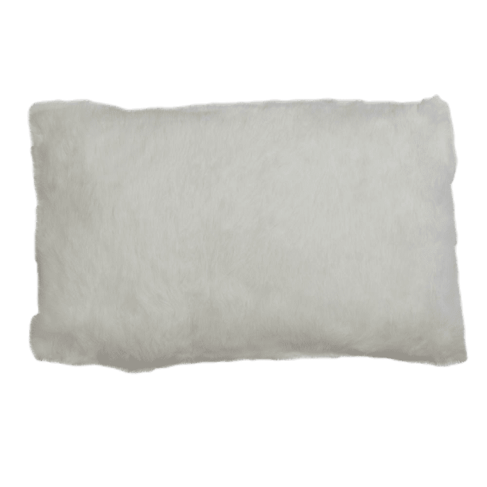 cushion rabbit white 30x50cm (oryctolagus cuniculus)