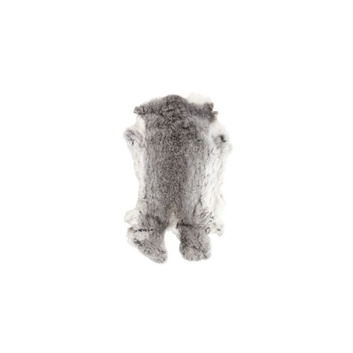 fur rabbit grey 40cm (oryctolagus cuniculus)