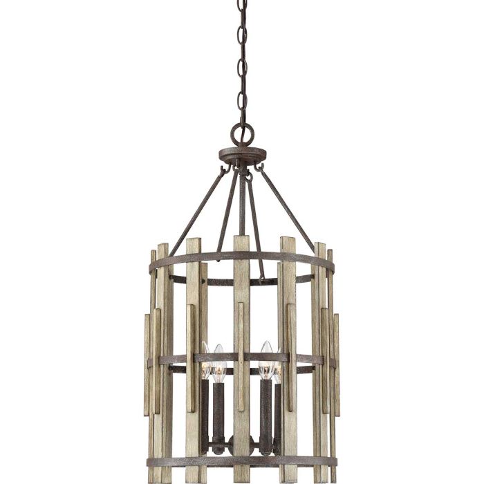 Wood Hollow 4 Light Chandelier