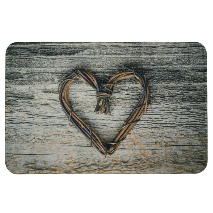 doormat heart twigs 75x50cm