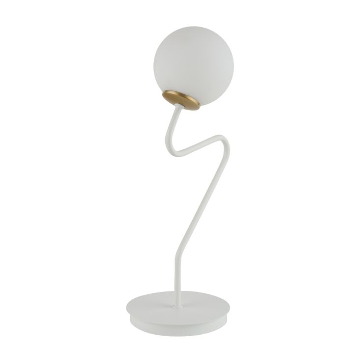 ZIGZAG lampka biaďż˝y/zďż˝oty