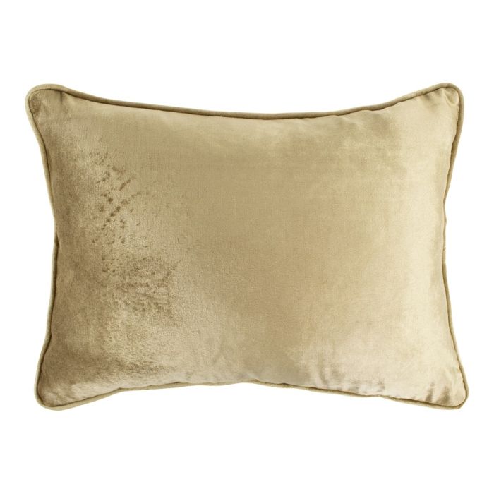 half cushion velvet gold 35x45cm