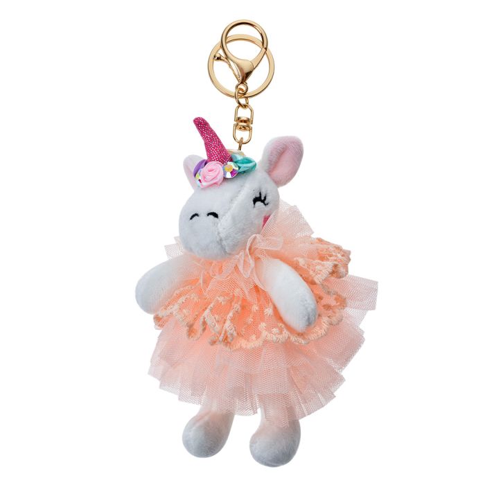 Key chain unicorn orange - pcs