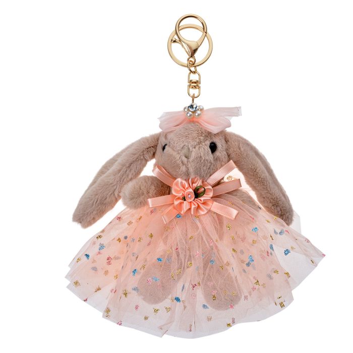 Key chain rabbit orange - pcs