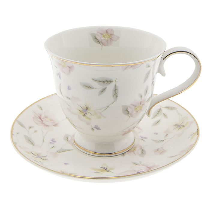 Cup and saucer Ø 15x9 cm / 220 ml - pcs