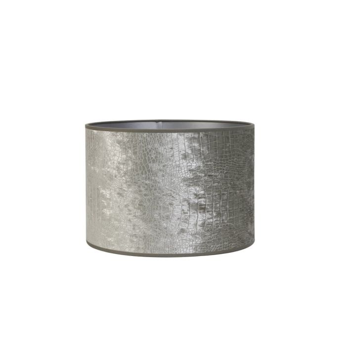 OPT2225057 - Shade cylinder 25-25-18 cm CHELSEA velours silver