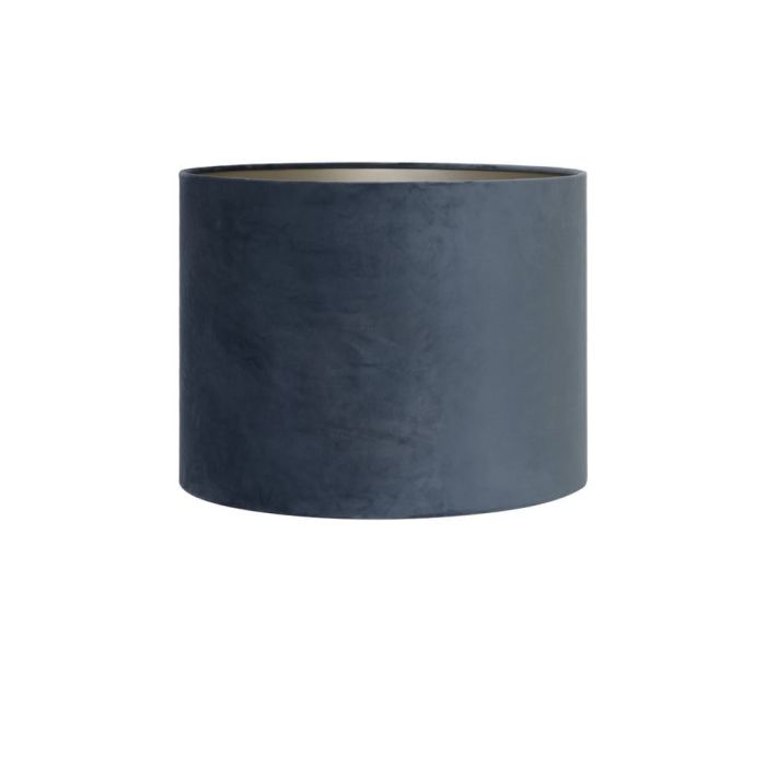 OPT2250048 - Shade cylinder 50-50-38 cm VELOURS dusty blue