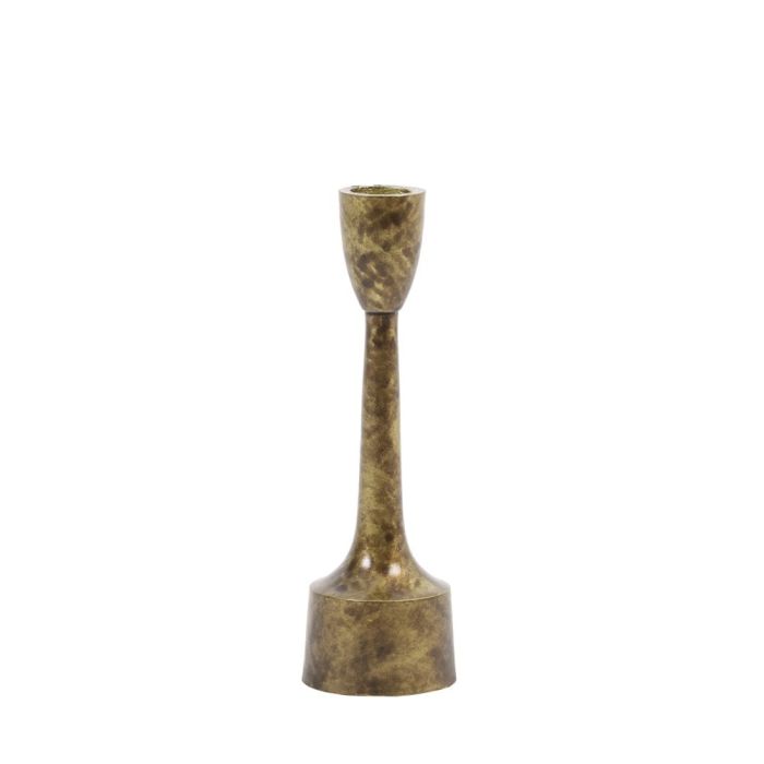 OPT6031818 - Candle holder Ø5,5x18,5 cm CULBY burned antique bronze