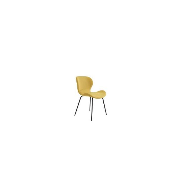 OPT6762960 - Dining chair 57x51x78 cm VIOLET ocher yellow-black