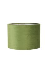 OPT2240058 - Shade cylinder 40-40-30 cm VELOURS olive green