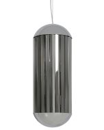 OPT2917627 - Hanging lamp 6L Ø30x70 cm GRAYSON chrome+smoked