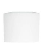 OPT4624676 - Shade square low 25-25-22 cm POLYCOTTON white