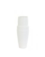OPT5994226 - Vase deco Ø17,5x44,5 cm PICACHO ceramics matt white